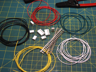 Wires ready for assembly